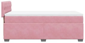 ΚΡΕΒΑΤΙ BOXSPRING ΜΕ ΣΤΡΩΜΑ ΡΟΖ 90X200 ΕΚ. ΒΕΛΟΥΔΙΝΟ 3286221