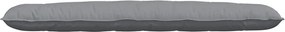vidaXL Μαξιλάρι Πλάτης Ανοιχτό γκρι 200 x 50 x 19 cm ύφασμα