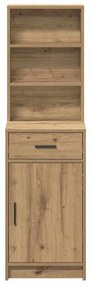 vidaXL Highboard Artisan Oak 41 x 40 x 135 εκ Επεξεργασμένο ξύλο