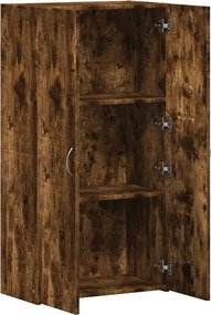 vidaXL Αρχειοθήκη Καπνιστή Δρυς 60x32x115 εκ. Επεξ. Ξύλο
