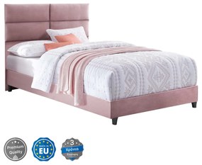 bed MILO, Dusty Pink velvet, 120x200