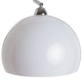 Φωτιστικό δαπέδου Fenxi pakoworld Ε27 μέταλλο σε λευκή-ασημί απόχρωση 105x30x178εκ