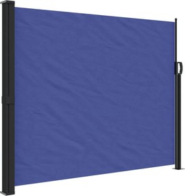 vidaXL Σκίαστρο Πλαϊνό Συρόμενο Μπλε 160 x 600 εκ.