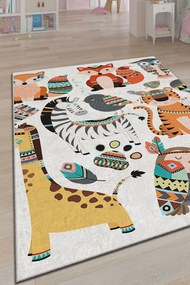 Χαλί Alho Chl 14A 487KRL1449 Grey-Multi Conceptum Hypnose 100x180cm