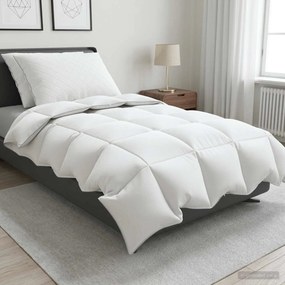 vidaXL Σετ πάπλωμα 90% χήνας FULDA 3 τμχ. 155 x 220 cm Χειμώνας Λευκό
