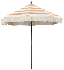 Ομπρέλα  ξύλο-μακραμέ Φ2.75x2.62 m εκρού Model: 115-001867