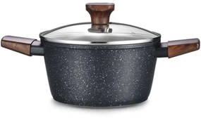 Κατσαρόλα Αντικολλητική Indigo HS00150124 Φ24x10,8cm Brown-Black Max Home 24cm Aluminium