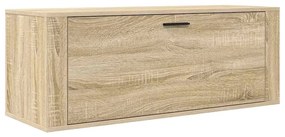 vidaXL Παπουτσοθήκη Επιτοίχια Sonoma Δρυς 100x35x38εκ Επεξ. Ξύλο