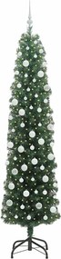 vidaXL Τεχνητό Χριστουγεννιάτικο Δέντρο με 300 LED Πράσινο 210 cm