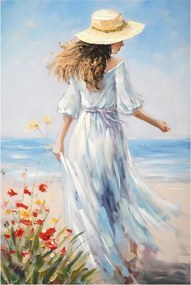 Πίνακας σε καμβά Avra Ι Inart 60x3x90εκ