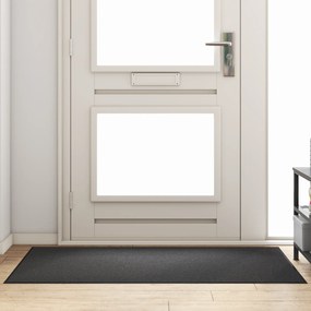 vidaXL Πατάκι Πόρτας  Ορθογώνιο Ανθρακί 90x150 εκ