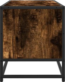 ντουλάπι τηλεόρασης vidaXL Καπνιστή δρυς 100x34,5x40 cm