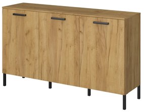 Μπουφές Santes Χρυσό Δρυς-Γραφίτη 155x42x92.5cm