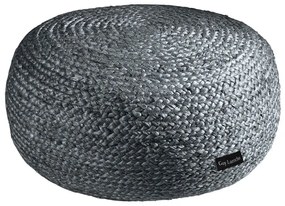 Πουφ (Φ50x25) Guy Laroche Ottoman Anthracite
