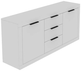 Μπουφές Doha pakoworld σε λευκή απόχρωση 180x45x80.5εκ