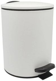 Καλάθι Μπάνιου Inox Soft Close Λευκό 5lt ANKOR