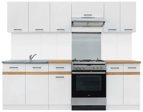 Σετ κουζίνας Econ plus 113, 240x60cm, Πάγκος, Πλαστικοποιημένη μοριοσανίδα