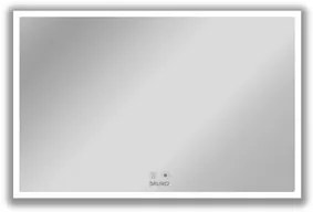 BRUNO καθρέπτης μπάνιου LED BRN-0099, ορθογώνιος, 24W, 60x80cm, IP67