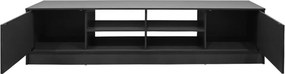Έπιπλο τηλεόρασης Tivia pakoworld ανθρακί 180x35x41.5εκ
