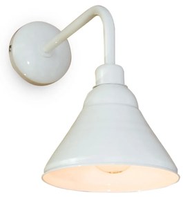 Φωτιστικό Τοίχου - Απλίκα HL-107S-1W VENKA WHITE WALL LAMP - Μέταλλο - 77-2872