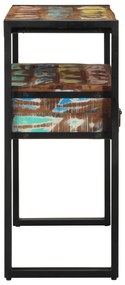 vidaXL Τραπέζια άκρης Πολύχρωμο 90x33x75 εκ. Μασίφ ανακυκλωμένο ξύλο & Μέταλλο