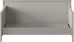 Καναπές Κρεβάτι Γκρι / Δρυς PECUBE 218.6x100.6x100