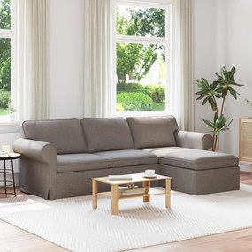 vidaXL Καναπές 210cm Taupe Μέταλλο