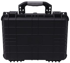 vidaXL Βαλίτσα Εξοπλισμού Προστατευτική Μαύρη 40,6 x 33 x 17,4 εκ.