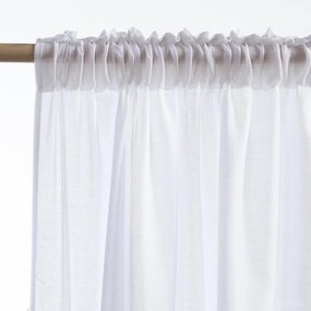 Κουρτίνα (140x270) Με Τρέσα Nef-Nef Homeware Antel Λευκό