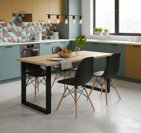 Τραπέζι Kingsale-138 x 90-Φυσικό