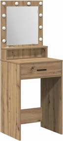 vidaXL Τραπέζι περιποίησης Artisan Oak 50 x 41 x 135 εκ