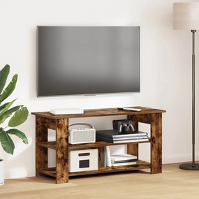 vidaXL Βάση τηλεόρασης Καπνιστό Δρύς 100 x 40 x 50 cm