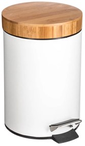 Κάδος Απορριμμάτων Μπάνιου (Φ17x25.5) F-V 3lt Natureo White 140801