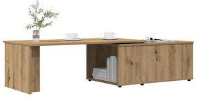 vidaXL Τραπεζάκι σαλονιού Artisan Oak 150x50x35 cm Κατασκευασμένο ξύλο