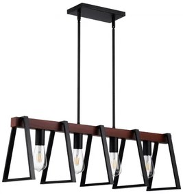 VEVOR 4-Light Kitchen Island Pendant Lights 60W Adjustable Dining Room Light E27