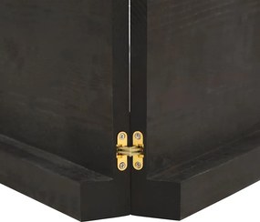 vidaXL Επιφάνεια Τραπεζιού Σκούρο Καφέ 200x60x(2-6)εκ Επεξ. Μασίφ Δρυς