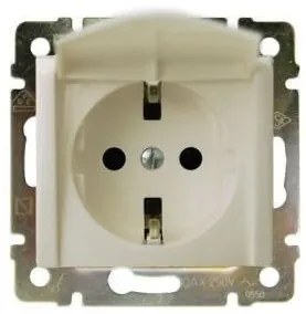 Πρίζα σούκο ασφαλείας με καπάκι Valena LEGRAND-774322-Ivory/Κρεμ 774322