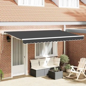 vidaXL Σκηνίτσα Αναδιπλούμενη Ανθρακί 400 x 200 cm