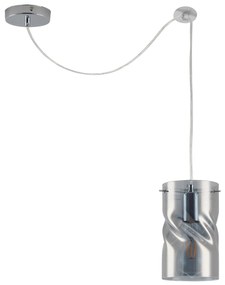 KQ S0616-1 TWIST SMOKEY PENDANT GLASS Γ3