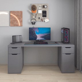 Γραφείο Ανθρακί BAAA 180x60x75