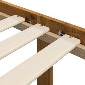vidaXL Διπλό Κρεβάτι με Κεφαλάρι ROSTOCK Φυσικό 200 x 200 cm
