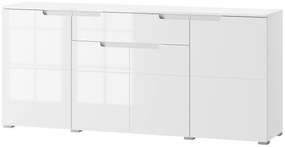 Μπουφές Aurora 4D1S-Leuko - 180.00Χ40.00Χ80.00cm