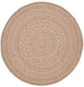Χαλί Ψάθινο Avanos 8871 White Royal Carpet 240X240cm Round