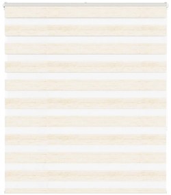 vidaXL Ζέβρα τυφλή μπεζ μάρμαρο Πλάτος υφάσματος 115,9 εκ. Πολυεστέρας