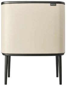 Brabantia 1005547 Κάδος Απορριμμάτων Bo Touch 11+23L, Soft Beige