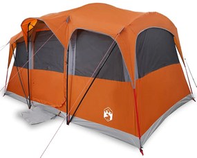 vidaXL Σκηνές Γκρι και πορτοκαλί 435 x 255 x 216 εκ. Πολυεστέρας