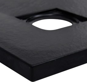 vidaXL Βάση Ντουζιέρας Μαύρη 90 x 90 εκ. από SMC