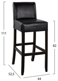 ΣΚΑΜΠΩ ΜΠΑΡ ΟΞΙΑ ΜΕ ΠΛΑΤΗ ΜΕ PVC ΚΑΦΕ RODOS VEGGE HM299 44x52,5x111 εκ. (1 Τεμμάχια)
