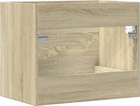 vidaXL Ντουλάπι Νιπτήρα Sonoma Δρυς 60 x 38,5 x 48 εκ. από Επεξ. Ξύλο