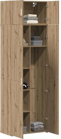 vidaXL Ντουλάπι αποθήκευσης 3 pcs Artisan Oak 70 x 42,5 x 185 εκ
